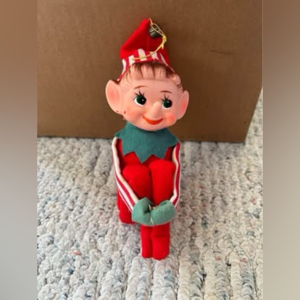 Vintage 1950s Knee-Hugger Christmas Elf
